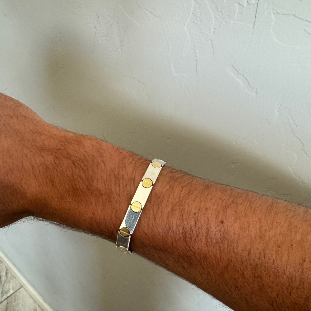 Silver and Gold Tone Milor Bracelet